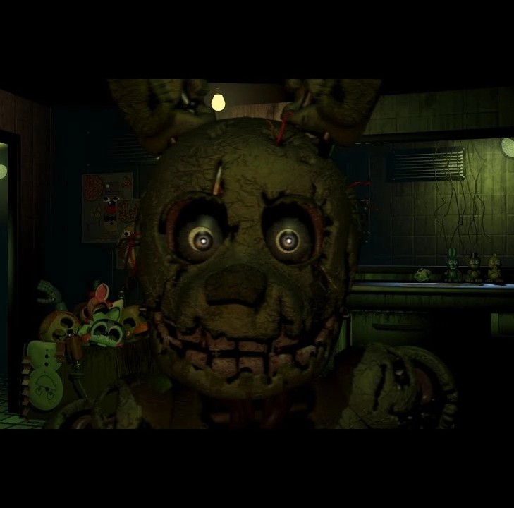 Создать мем: спрингтрап из фнаф, five night at freddy s, five night at freddy 3