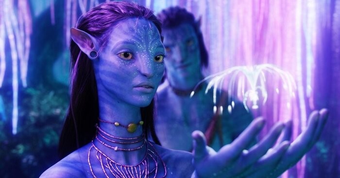 Create meme: Sigourney Weaver Avatar 2, james cameron avatar 2, zoe saldana avatar neytiri