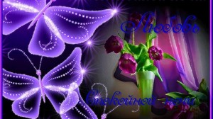 Create meme: neon butterflies pictures, cards good night, neon butterflies