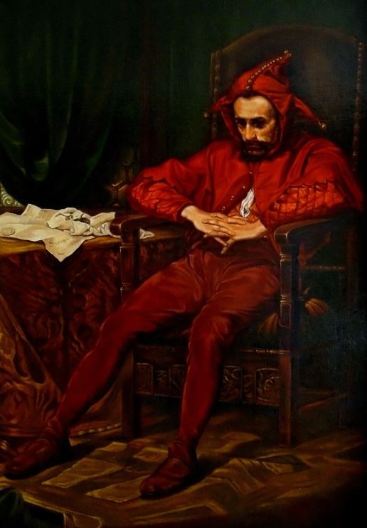 Create meme: Jan Matejko Stanczyk, Jan Matejko Stanczyk the jester, the fool picture