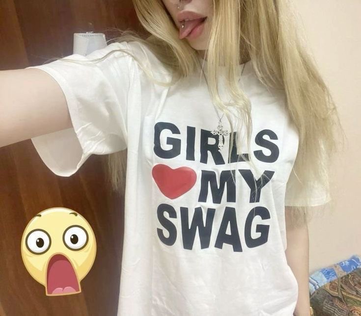 Создать мем: girls my swag, девушка, swag стиль