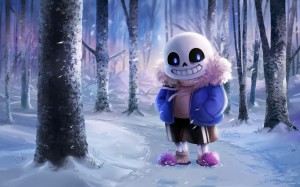 Создать мем: няшный санс, undertale sans, обои андертейл санс