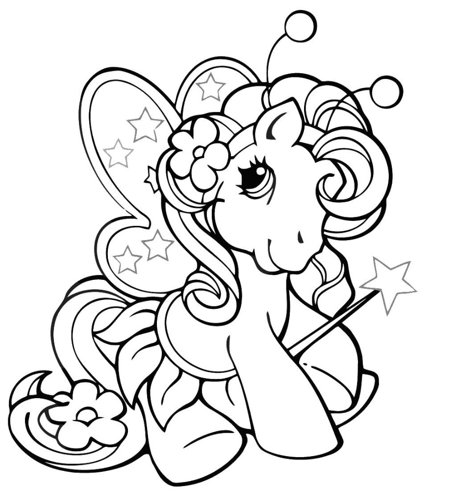 littlest pony coloring pages