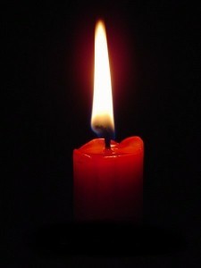 Create meme: darkness, candle, the candle of memory