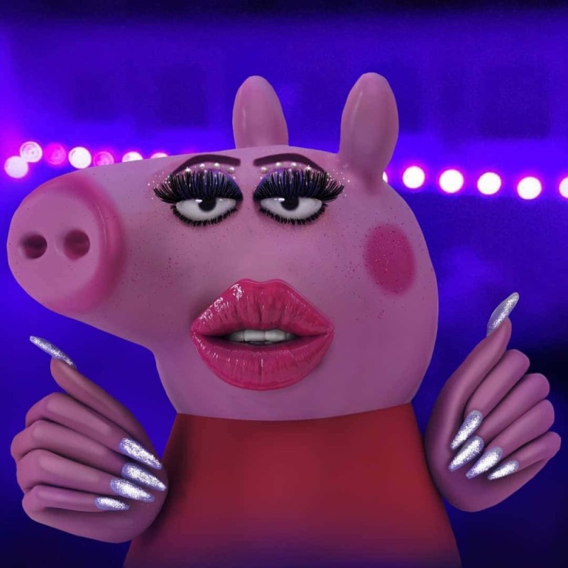 Создать мем: свинка, пеппа и сьюзи, джордж свинка пеппа