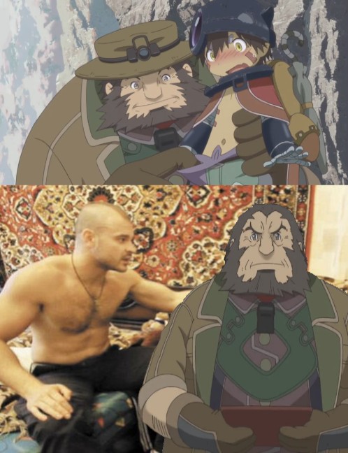 Create meme: anime created in the abyss, Reg created in the abyss, made in abyss habolg