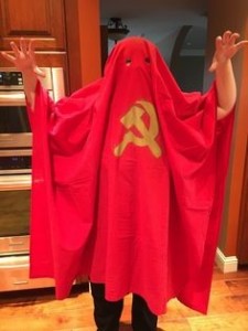 Create meme: Halloween costume, costume funny, the specter of communism