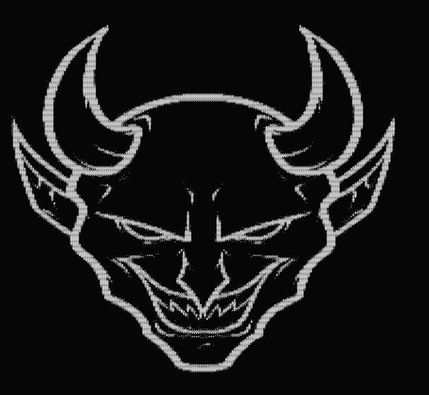 Create meme: the demon , demon logo, demon demon