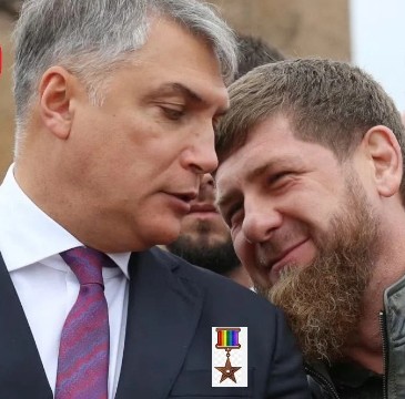 Create meme: the head of the Chechen Republic , the head of Chechnya , Ramzan Kadyrov