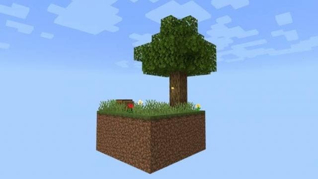 Create meme: minecraft skyblock, skyblock , minecraft skyblock island