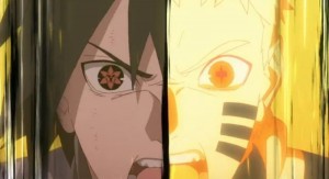 Create meme: Naruto, baruto battle with momosaki, boruto naruto