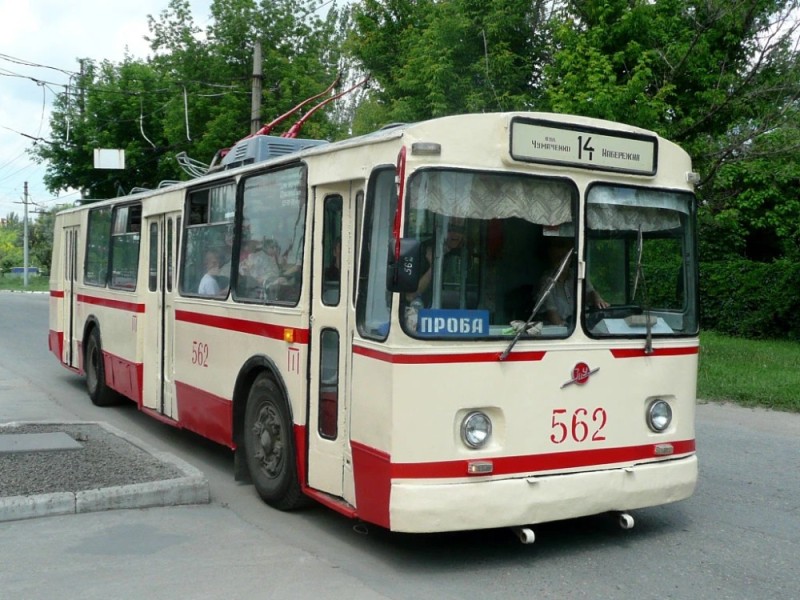 Create meme: trolleybus ziu 682, trolleybus ziu 682b, the ZIU 