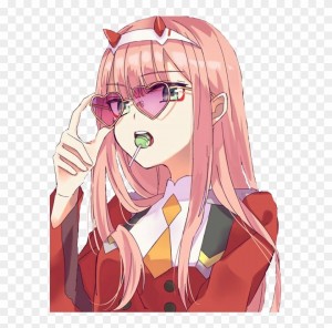 Create meme: darling in the franxx, zero two, cute in France