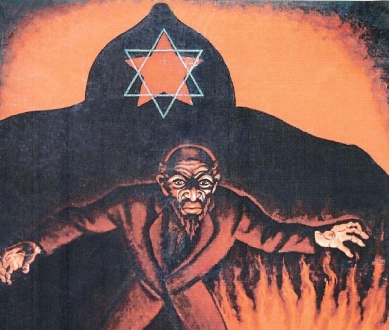 Create meme: Polish anti-Semitic posters, anti-Semitic posters, anti-Semitic posters of the Third Reich