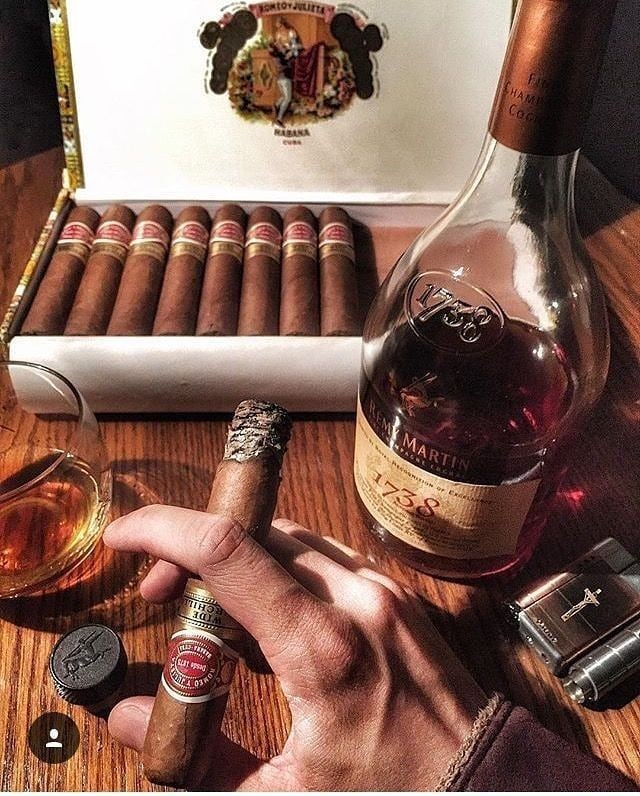 Create meme: cigar and whiskey, cigars whiskey at home, cuban cigars