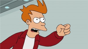 Create meme: Futurama, shut up and take my money, Frye PNG
