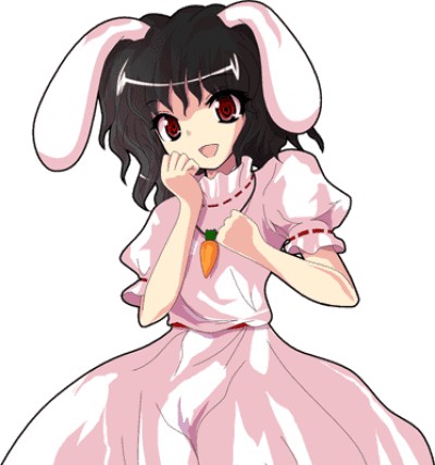 Создать мем: аниме, tewi inaba, touhou tewi