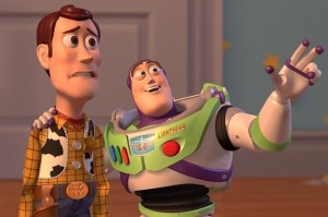 Create meme: baz Lightyear and woody, baz Lightyear and woody meme, buzz Lightyear and woody