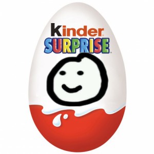 Create meme: egg, chocolate eggs, big kinder surprise
