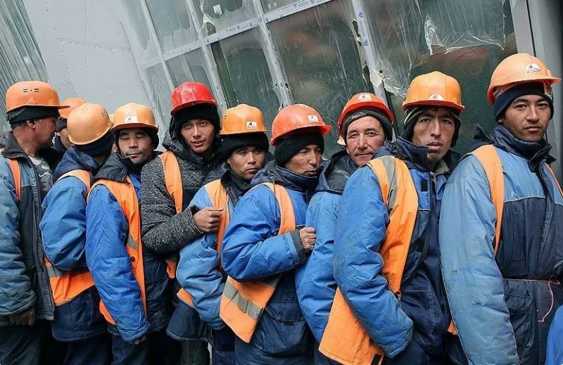 Create meme: migrant workers in Russia, migrant workers, migrants 