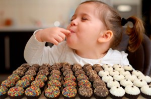 Create meme: delicious, child, sweets for children