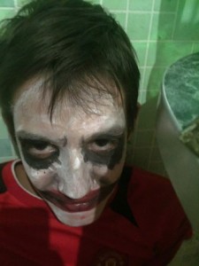 Create meme: Kazakh Joker, Male, Joker makeup mask