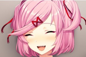 Создать мем: steam profile, doki doki literature club, аниме арт