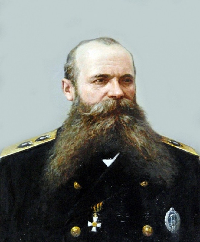 Create meme: makarov stepan osipovich, makarov stepan Osipovich and the fleet, stepan Osipovich makarov (1848-1904)