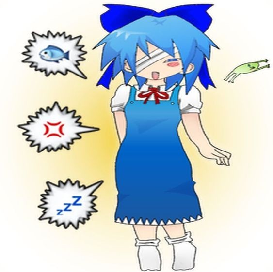 Create meme: touhou project, anime, anime characters