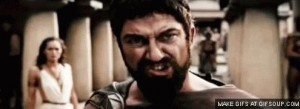 Создать мем: это спарта, this is sparta гиф, this is sparta gif