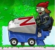 Create meme: plant zombies vs zombies, zomboni pvz, A zombie vs plant game