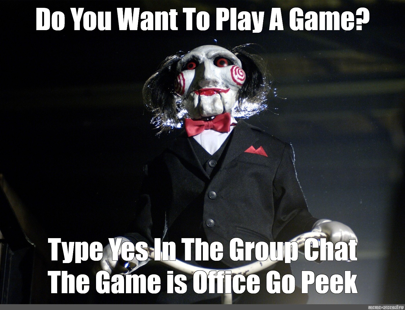 Create Meme Saw Doll Saw Jigsaw Meme Drinking Pictures