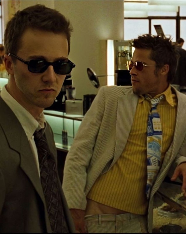 Create meme: fight club , fight club brad pitt, Tyler Durden and Edward Norton