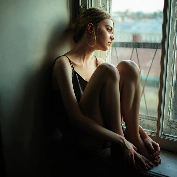 Create meme: Marat Safin nude photographer, photographer Marat Safin, the girl on the windowsill