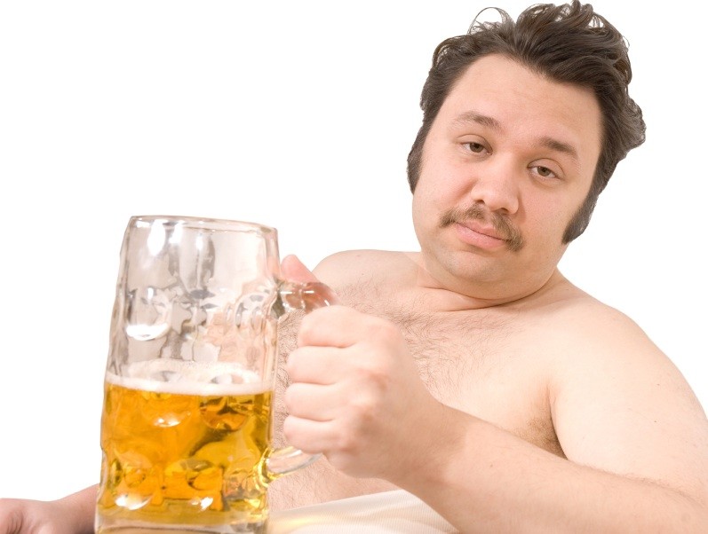 Create meme: with beer, beer is an alcoholic, the man with the beer