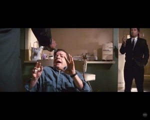 Create meme: pulp fiction english mother, pulp fiction scene in the apartment, pulp fiction Brett