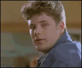 Create meme: sifco Sean Astin nods, Rudy movie 1993, Sean Astin GIF