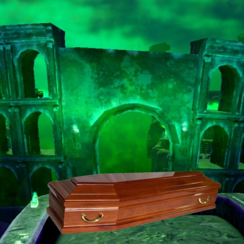 Create meme: The green coffin, the coffin , beautiful coffins