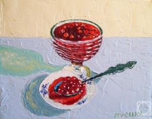 Create meme: still life, cherry jam, still life impressionism