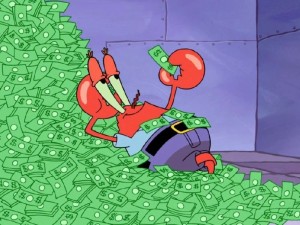 Create meme: Mr. Krabs angry, Mr. Krabs and money, Mr. Krabs