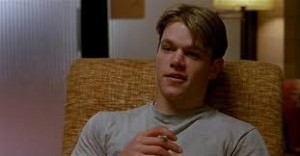 Create meme: Matt Damon good will hunting, will, Matt Damon