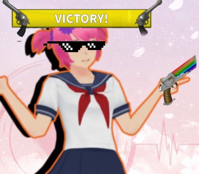 Create meme: yandere music club simulator, yandere chan, yandere simulator characters