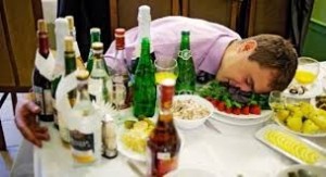 Create meme: vodka corporate parties, feast, face into the salad joke