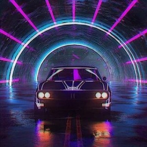 Создать мем: retro wave, dmc 12 synthwave, new retro wave