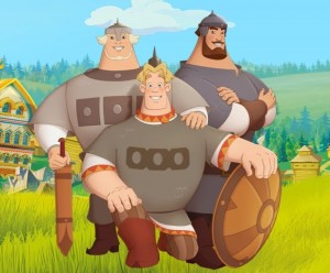 Create meme: king three heroes, game three heroes, cartoon three heroes