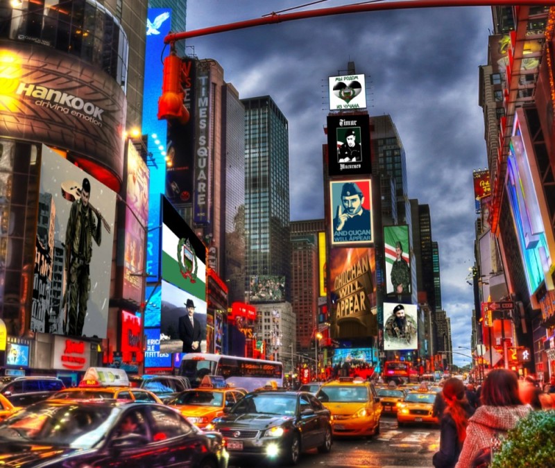 Create meme: new York times square, New York, the city of new York