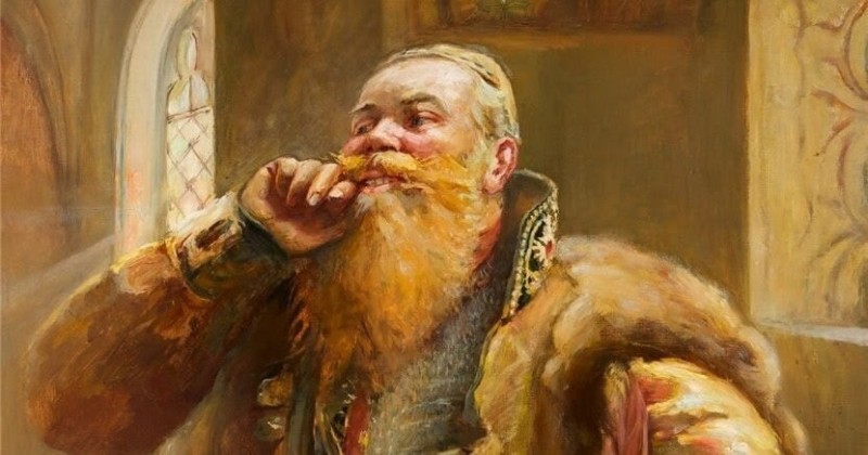 Create meme: makovsky boyar, Boyar painting, Boyar Boris Morozov salt riot