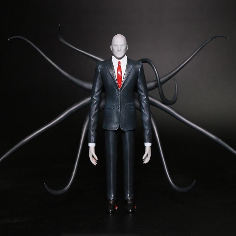 Create meme: a soft toy slenderman, slendermen , slenderman toy