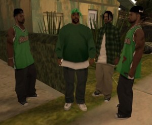 Create meme: grove street families, grove street gang, grove street Lamar