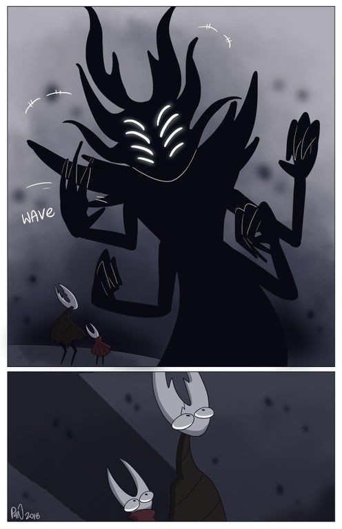 Create meme: Lord of shadows hollow knight comic, hollow knight silksong lord of shadows, hollow knight lord of shadows